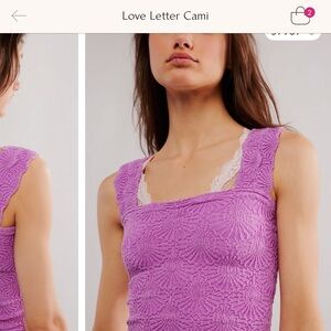 Free people love letter cami